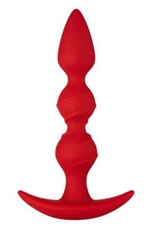 F-42 Spiral Beads Red