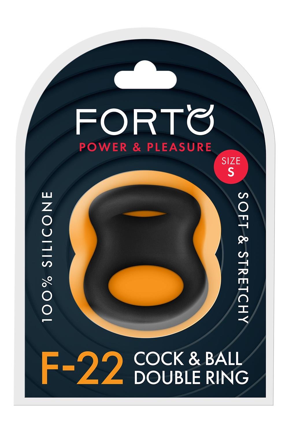 FORTO F-22 D RING SMALL BLACK