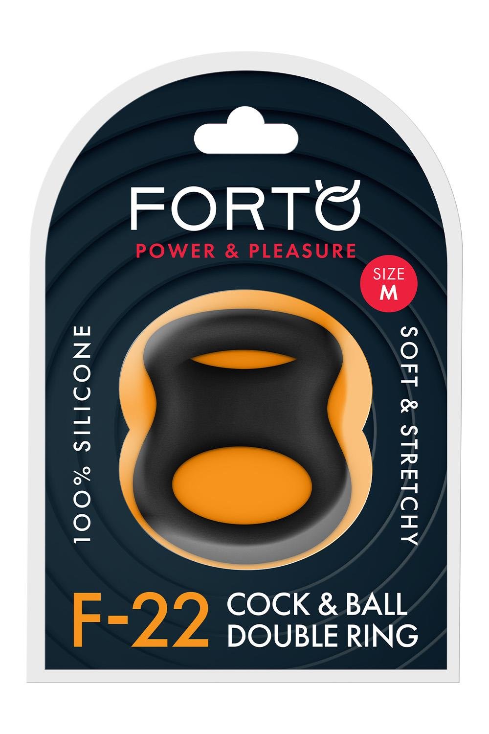 FORTO F-22 D RING MEDIUM BLACK
