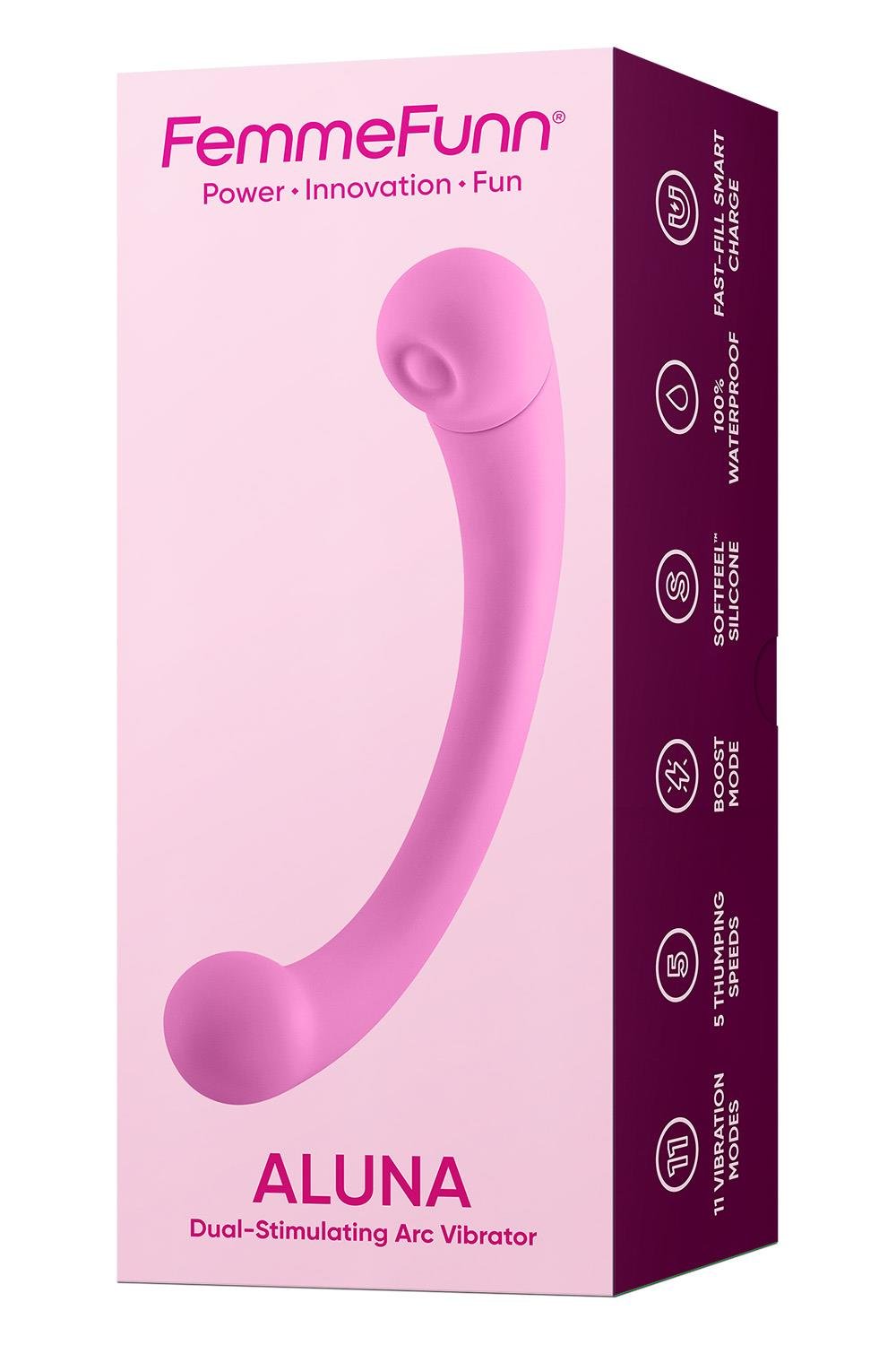 FEMMEFUNN ALUNA DUAL STIMULATING VIBRATOR PINK