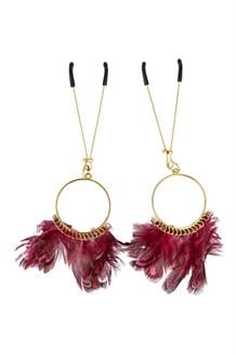 Nipple Clamps with Feathers