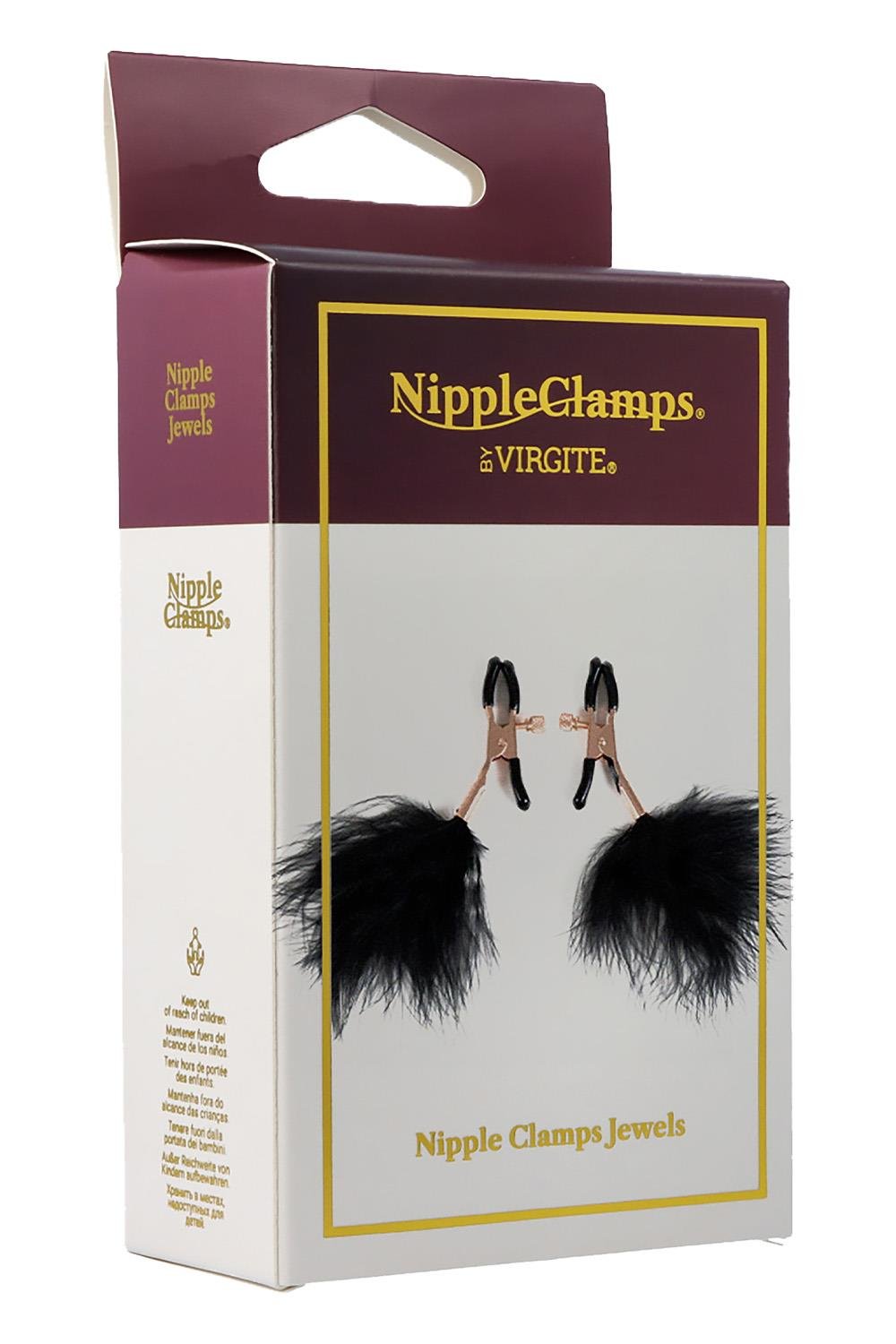 VIRGITE NIPPLE CLAMPS WITH FEATHERS