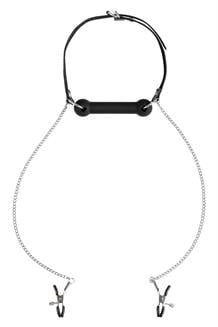 Nipple Clamps with Bar Gag
