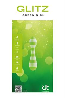 Inlay Dreamtoys Glitz Green Girl Travel Wand Massager