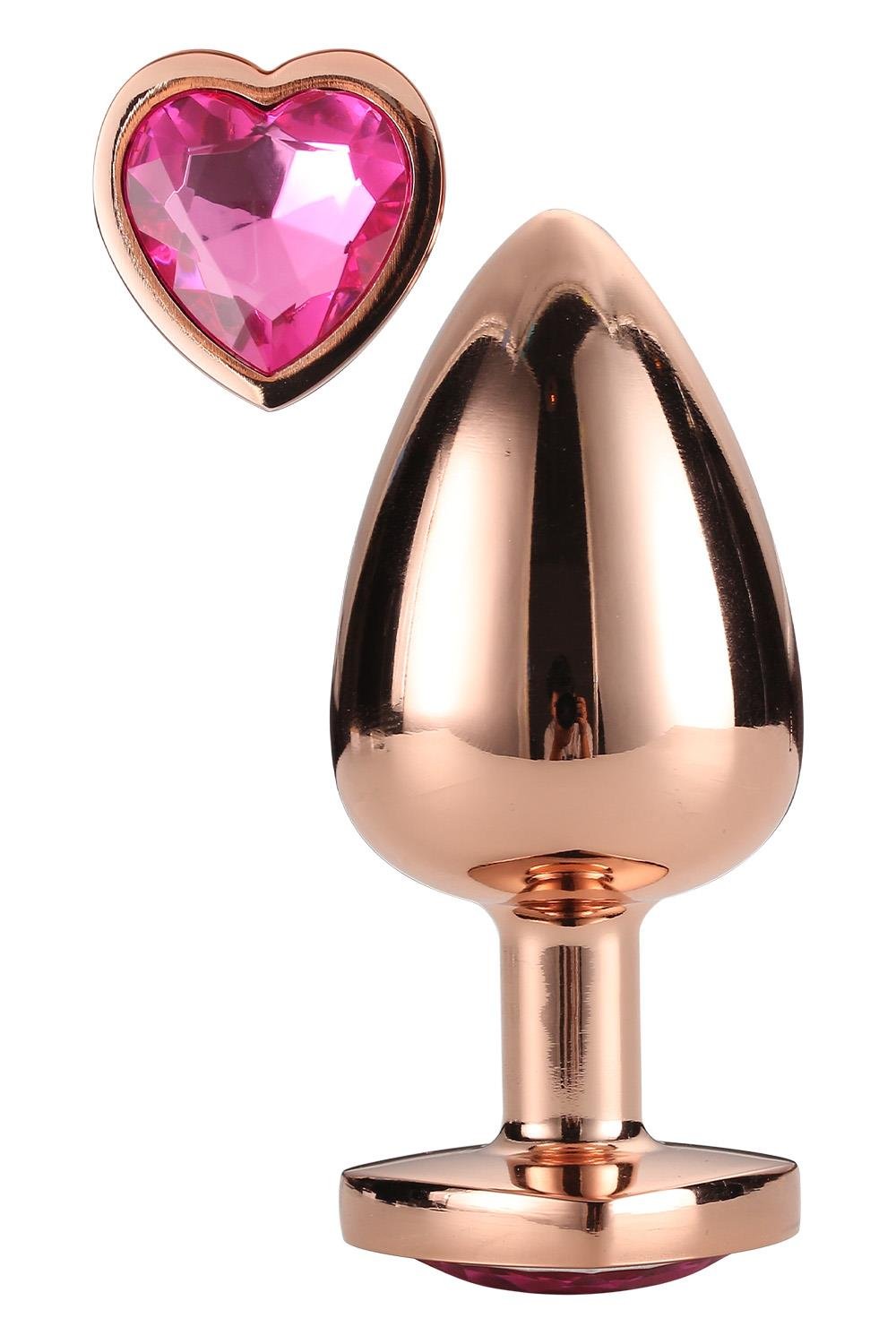 Gleaming Love Rose Gold Plug size L