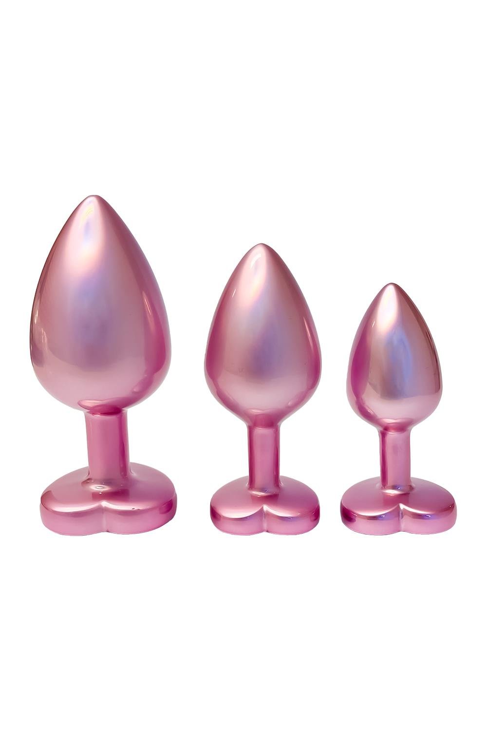 Gleaming Love Pearl Plug Set Pink