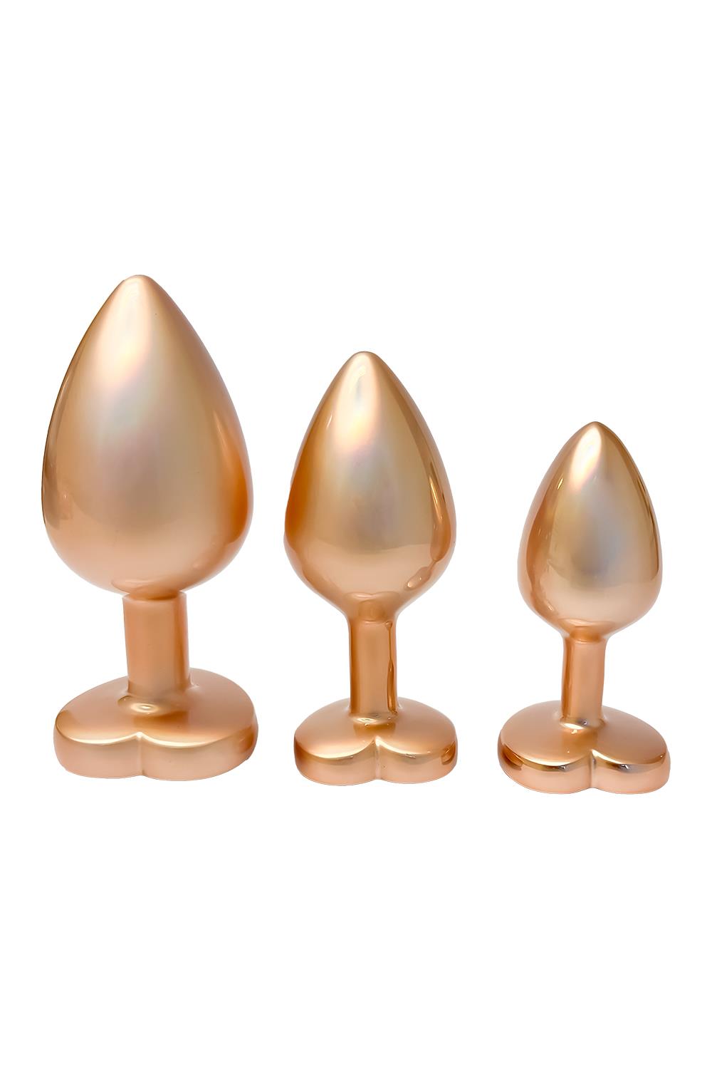 Gleaming Love Pearl Plug Set Gold